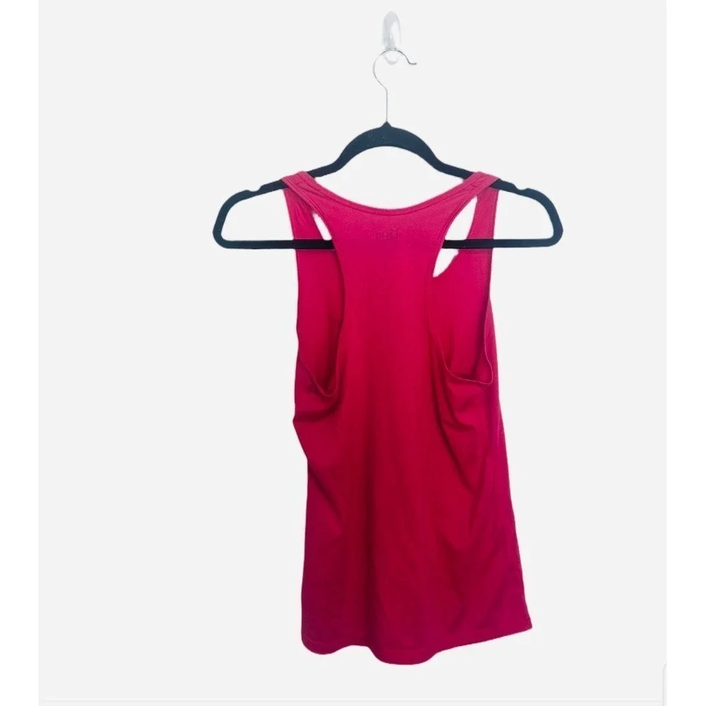 Nike Dri-Fit Hot Pink Swoosh Athletic Racer Back Tank Size Small